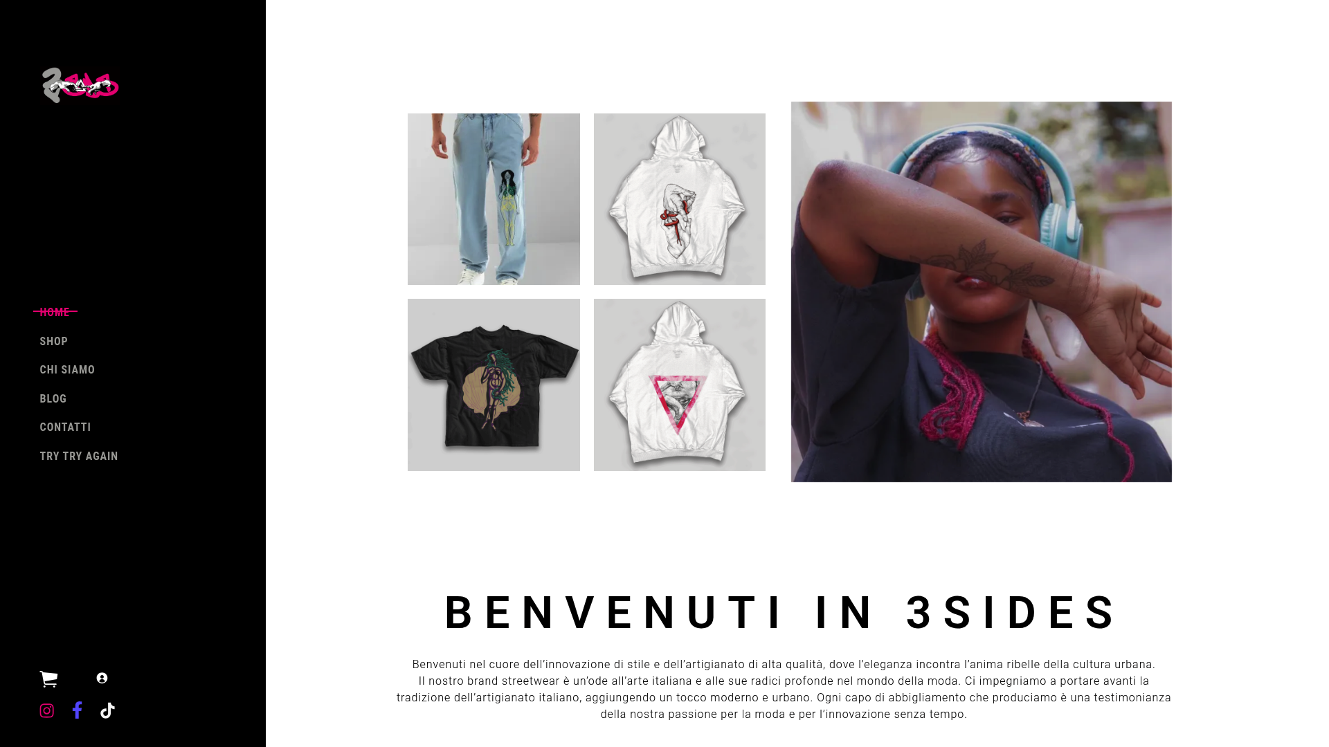 3Sides website preview